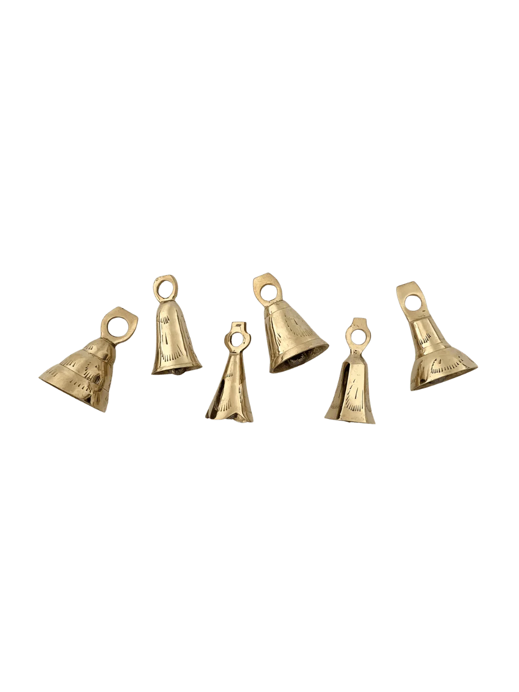 2 1/2" Brass Flared And Tulip Bells w/ Metal Striker