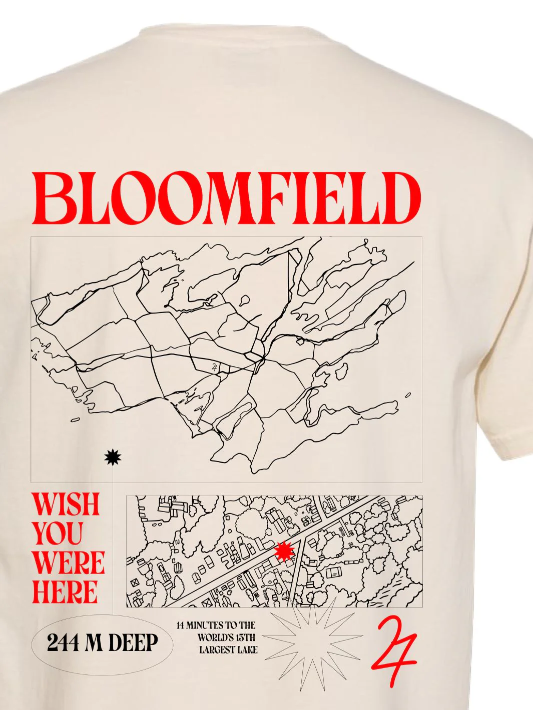 27 Bloomfield T-Shirt - Ivory - Image 3
