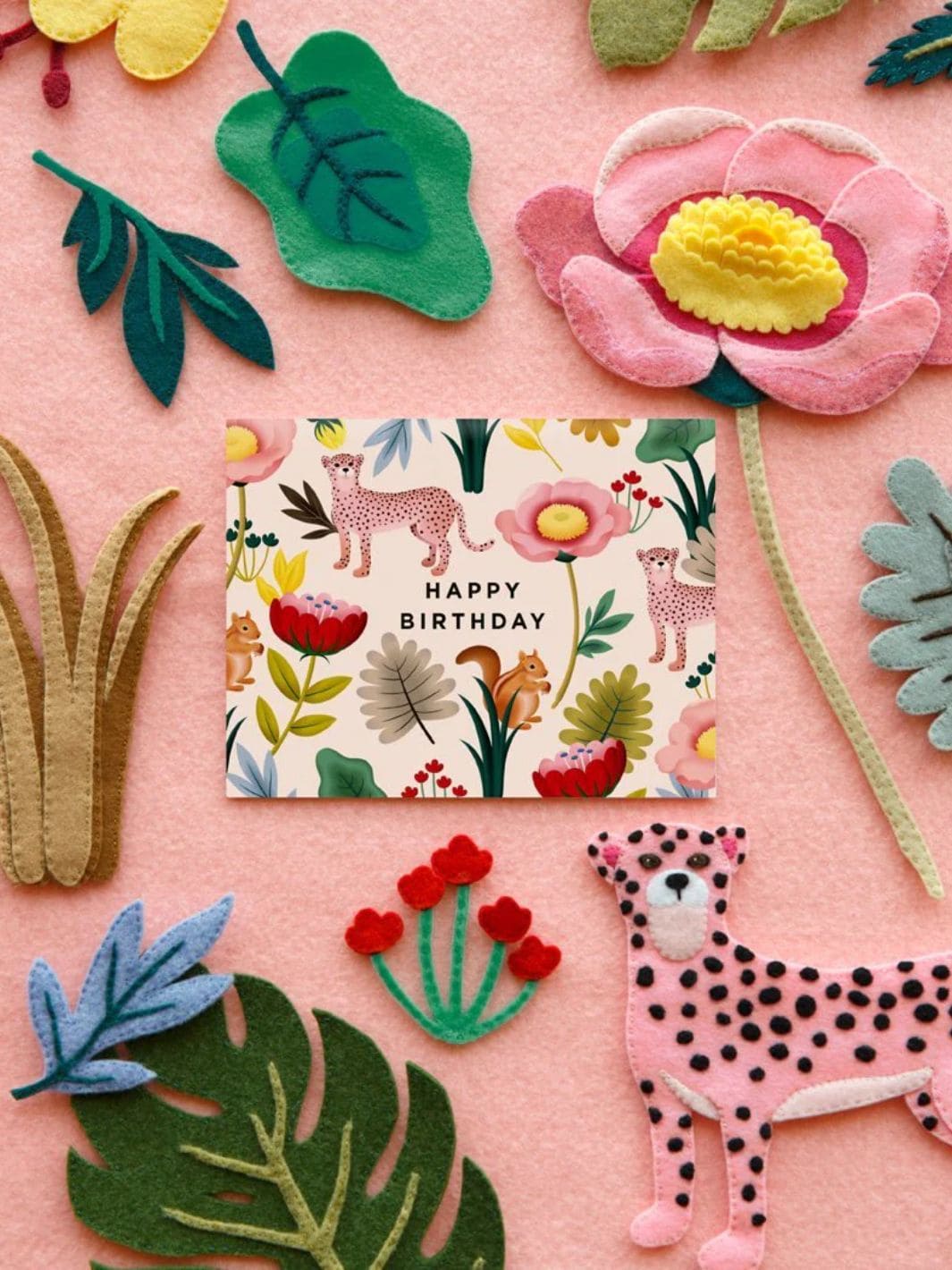 Animal Kingdom Birthday Card - Cream - Image 2