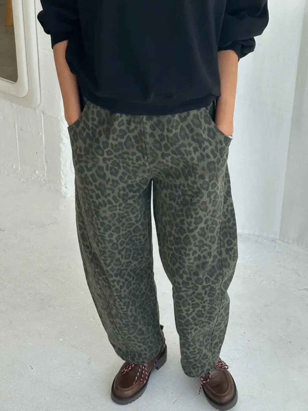 Arc Pants - Fern Leopard - Image 2