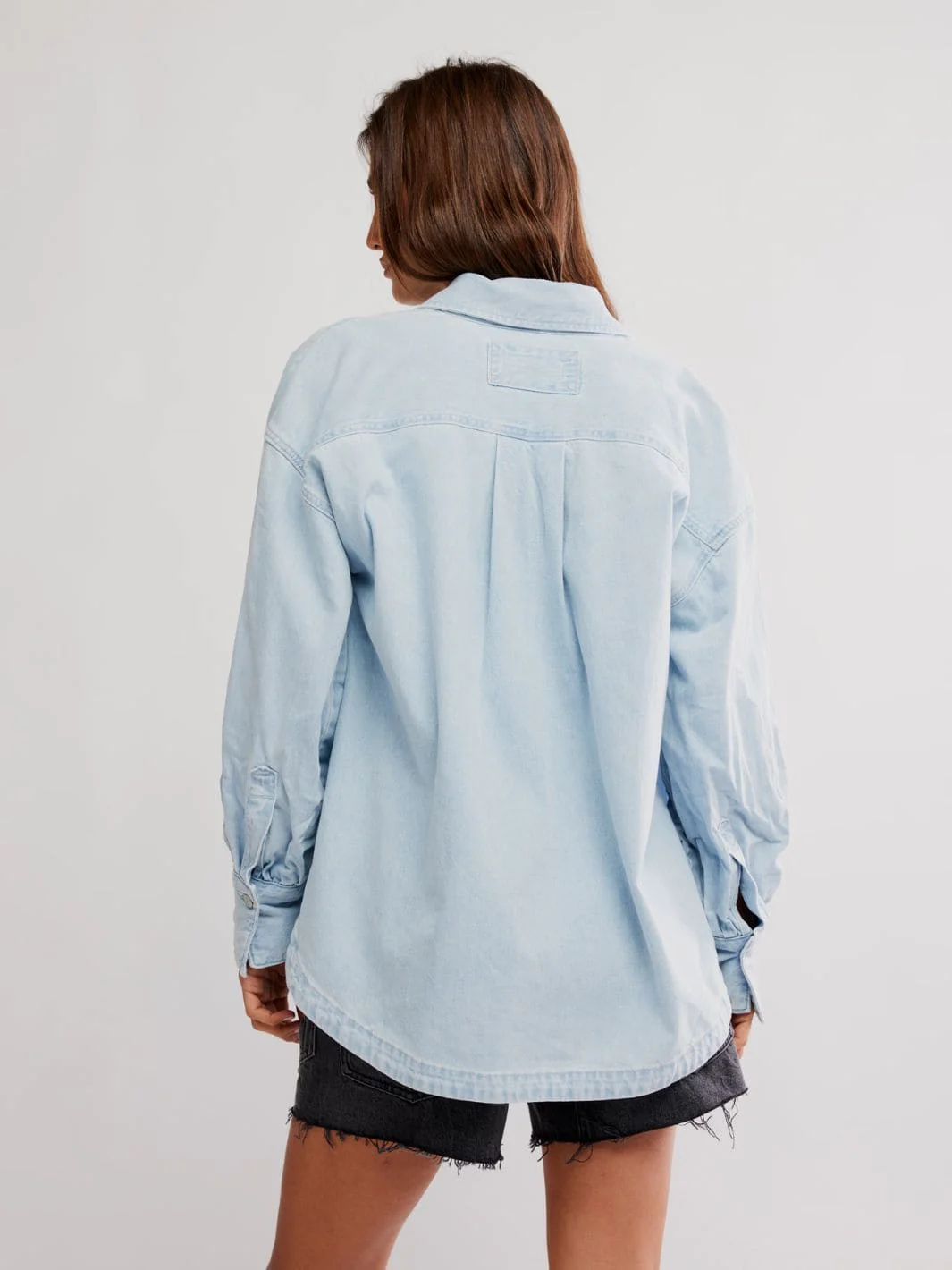 Ashley Denim Shirt - Classic Blue Wash - Image 5