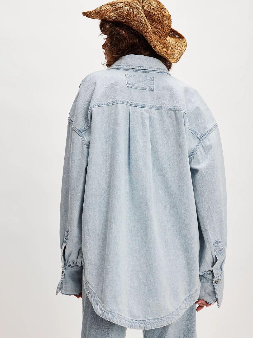 Ashley Denim Shirt - Classic Blue Wash - Image 9