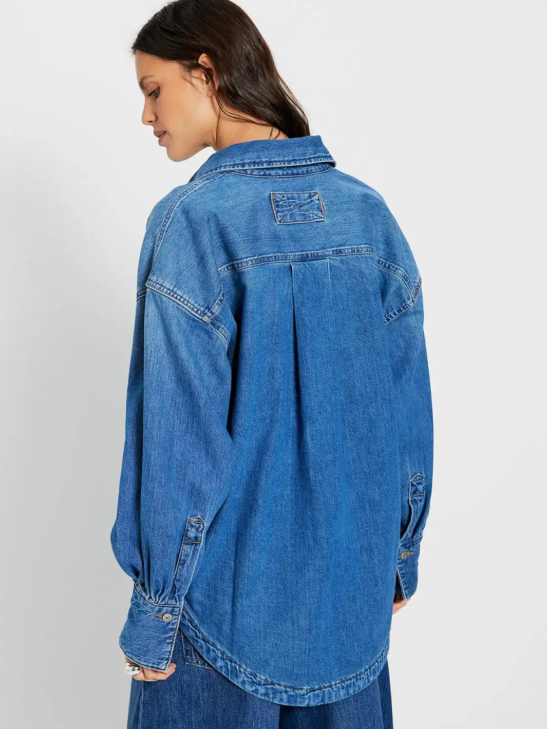 Ashley Denim Shirt - Medium Wash - Image 3