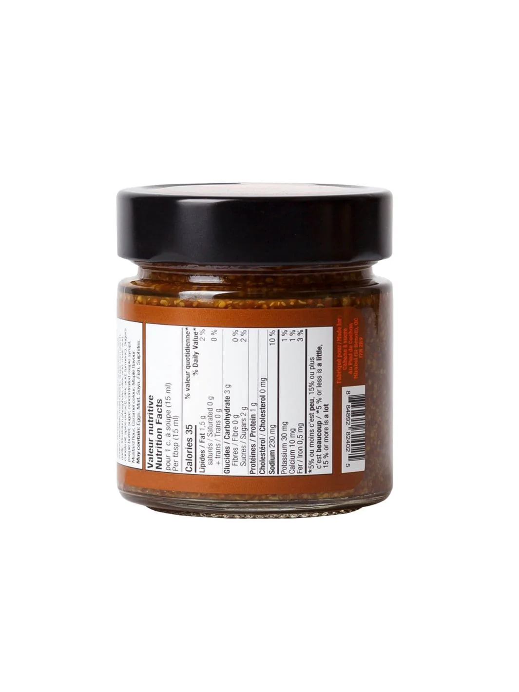 Au Pied De Cochon Old Style Maple Dijon Mustard - Image 3