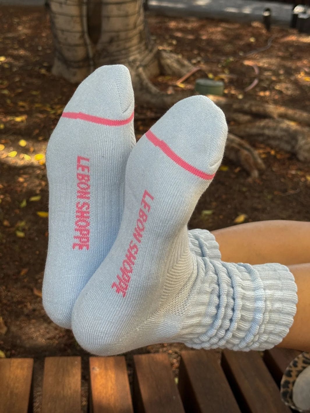 Ballet Socks - Baby Blue - Image 3