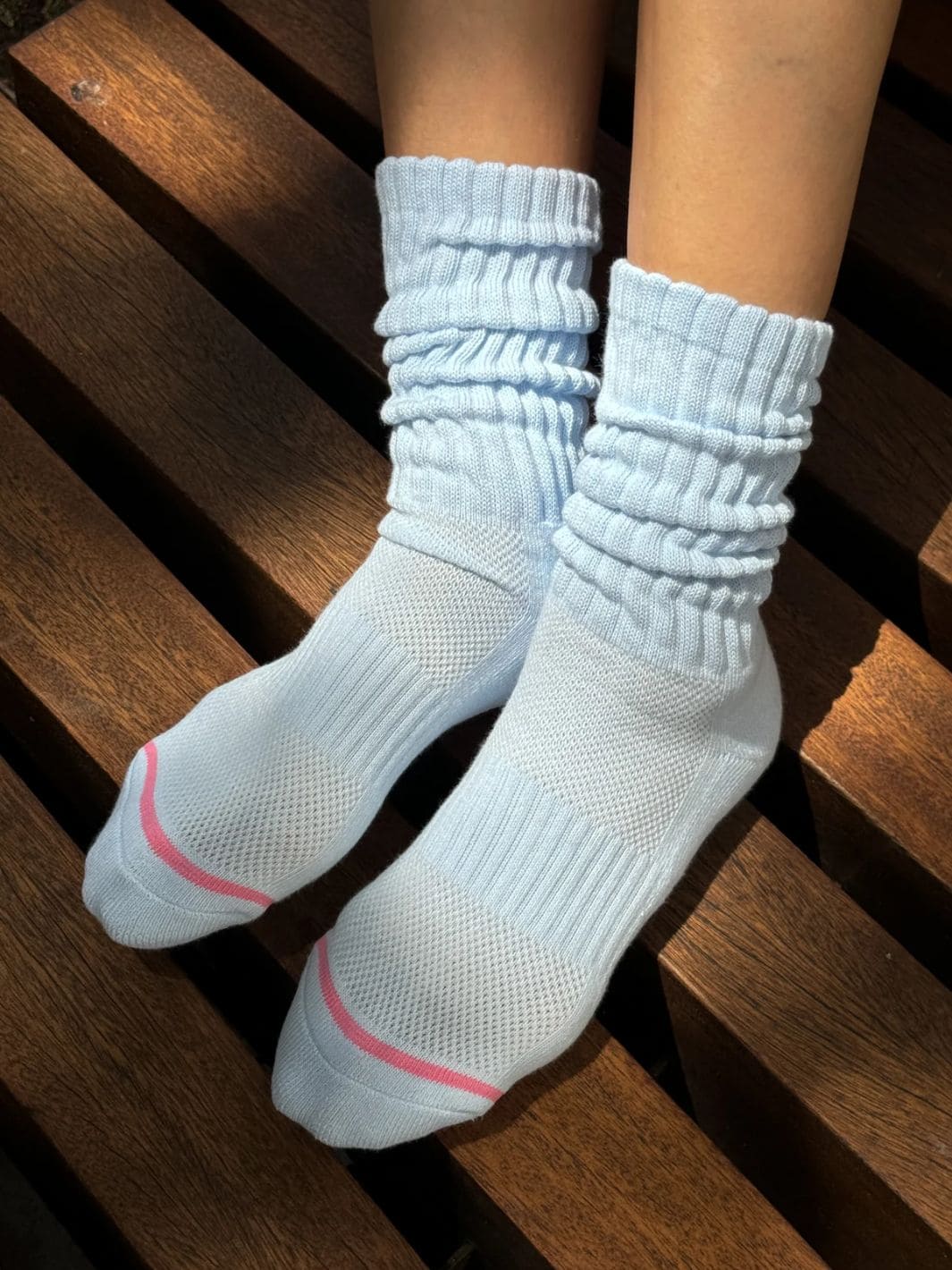 Ballet Socks - Baby Blue - Image 4
