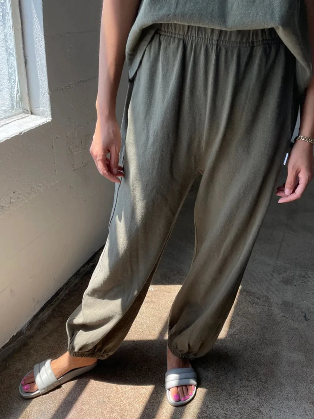 Balloon Pants - Olive - Image 2