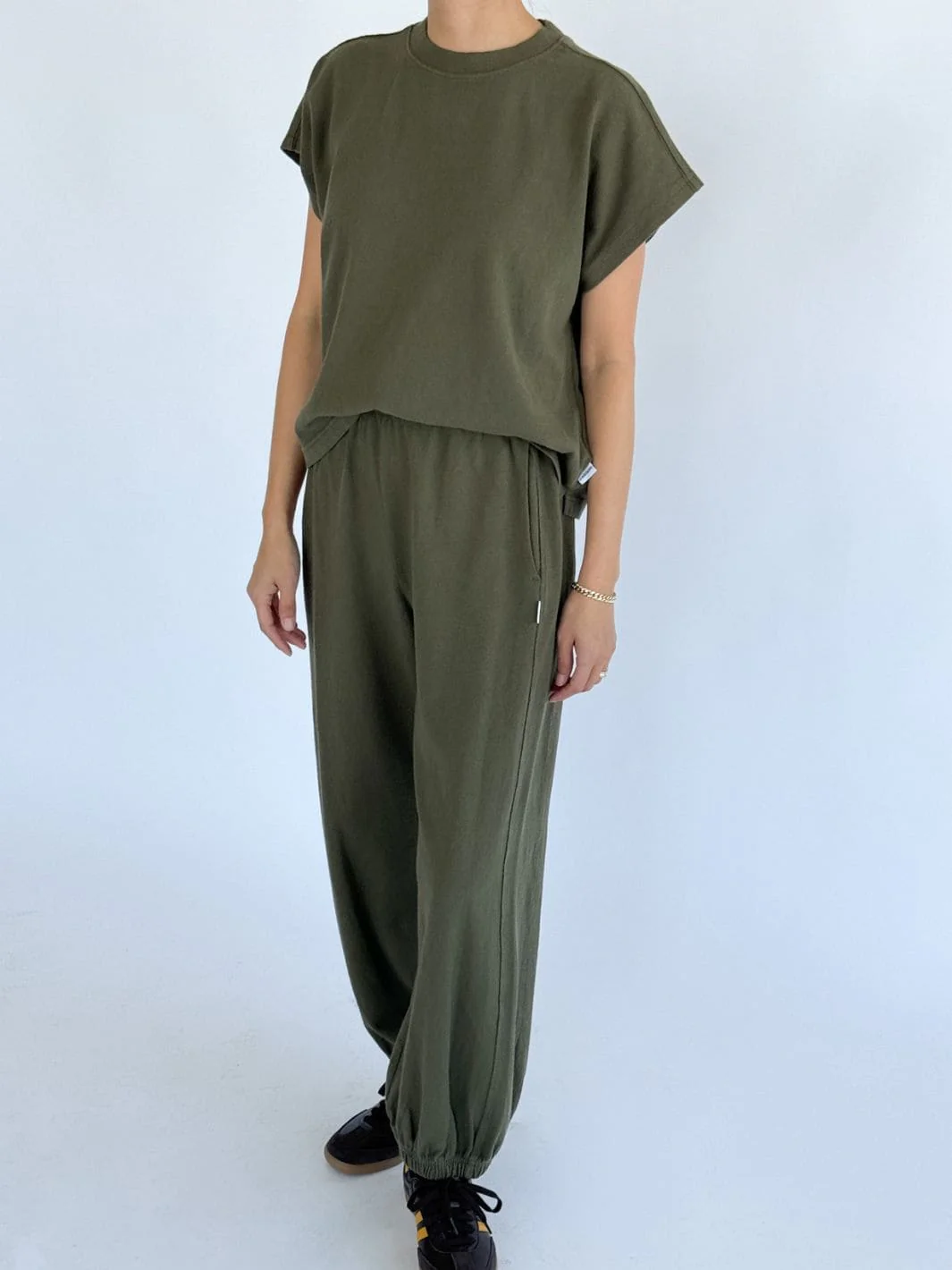 Balloon Pants - Olive - Image 6