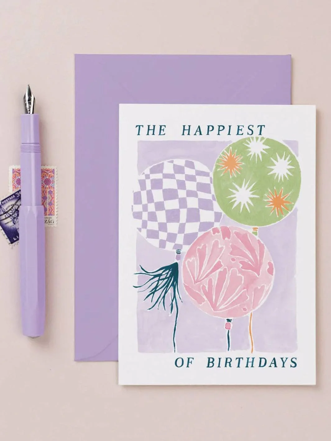 Balloons Birthday Card - Image 2