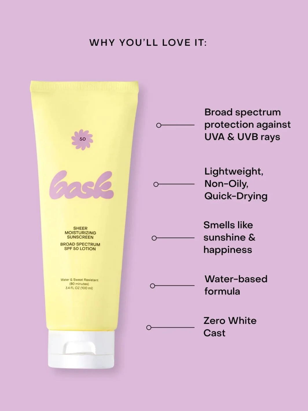 Bask SPF 50 Lotion Sunscreen - Image 3