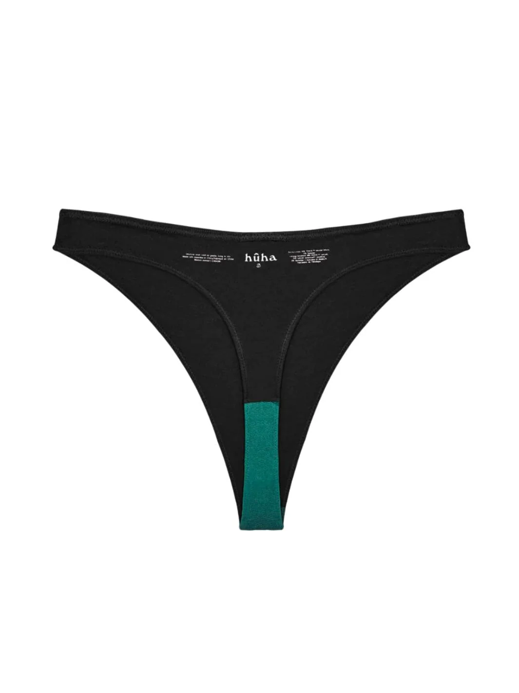 High Rise Thong - Black - Image 10