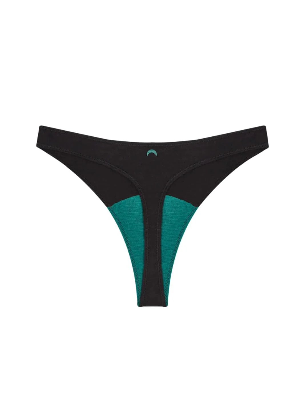 High Rise Thong - Black - Image 8