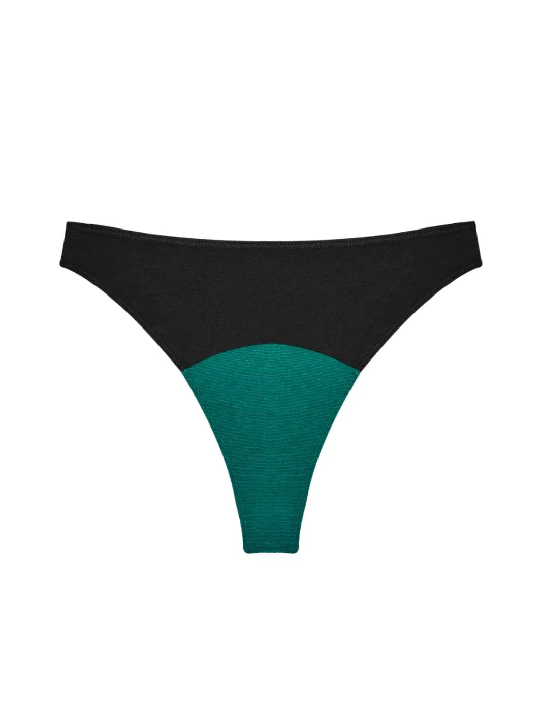 High Rise Thong - Black - Image 9