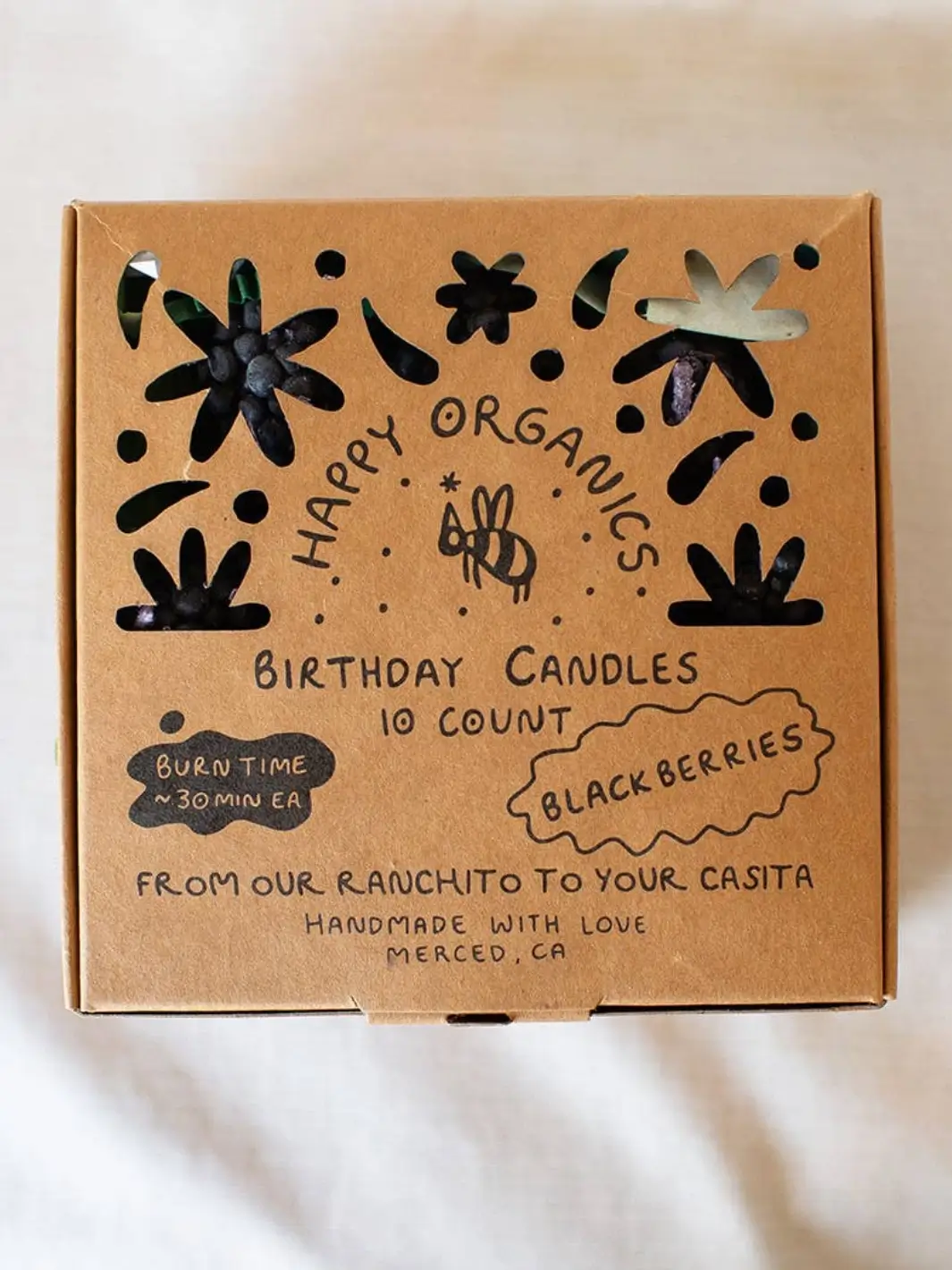 Blackberry Beeswax Birthday Candles - Image 5