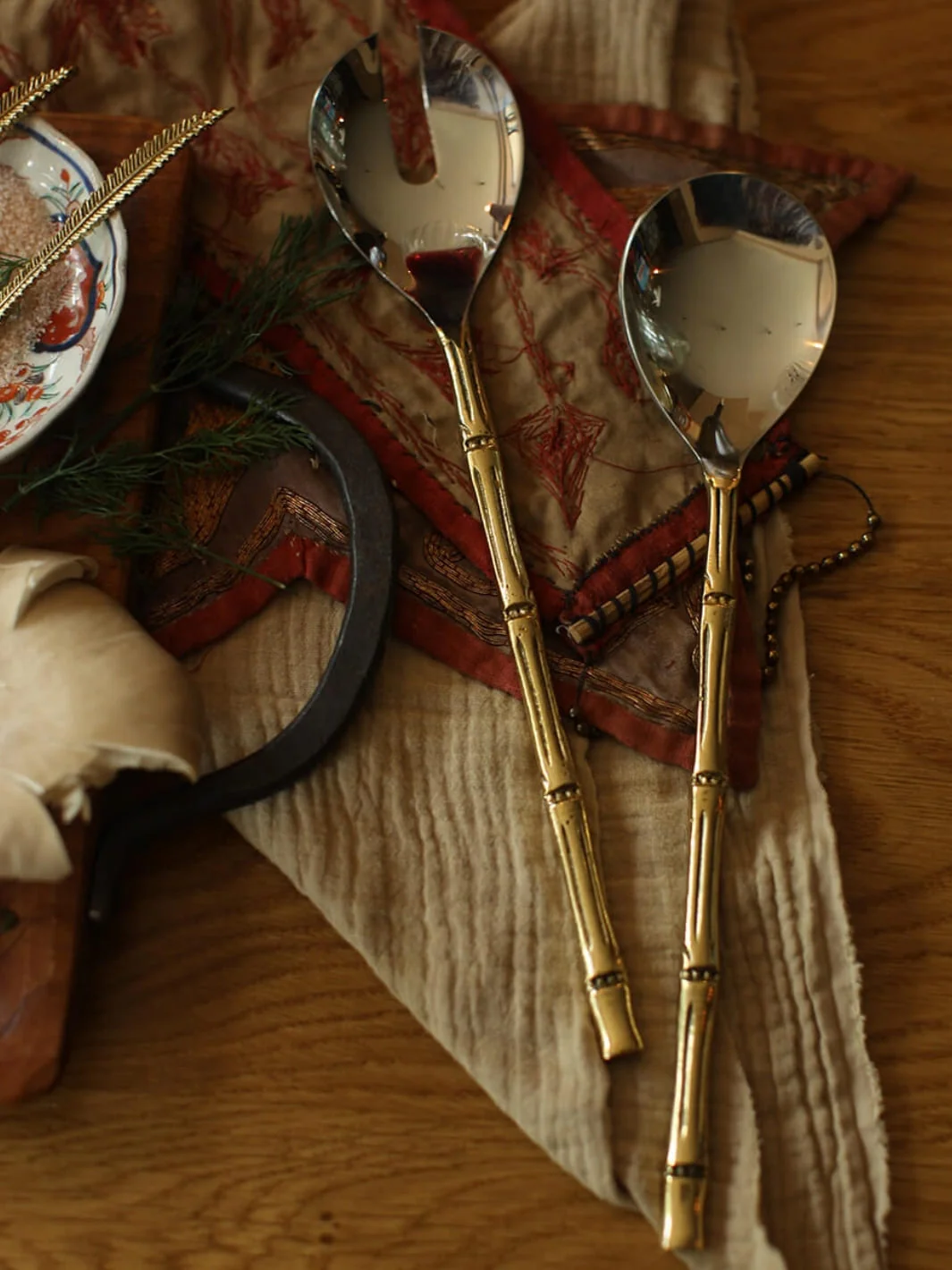 Bodhi Bamboo Salad Server Set in Giftbox - Image 2