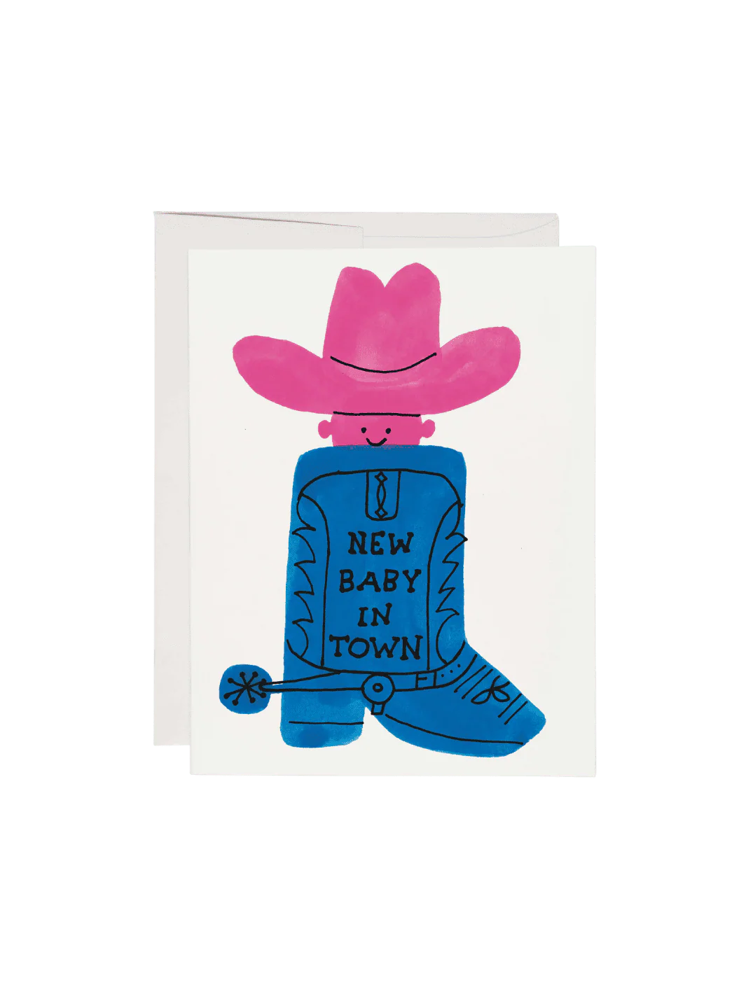 Boot Baby Greeting Card