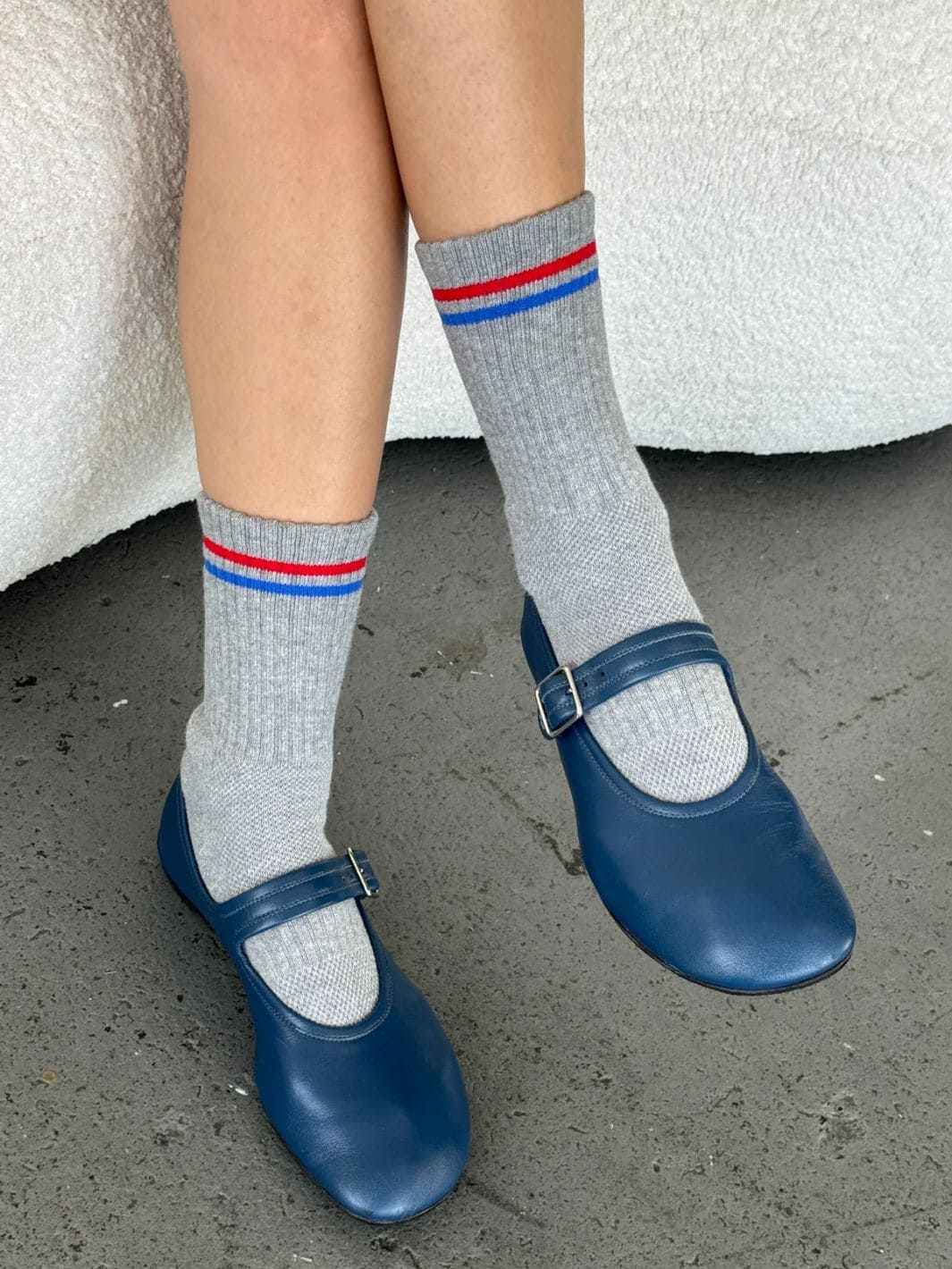 Boyfriend Socks - True Grey - Image 4