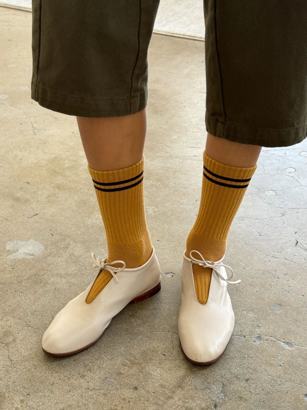 Boyfriend Socks - Biscotti - Image 2