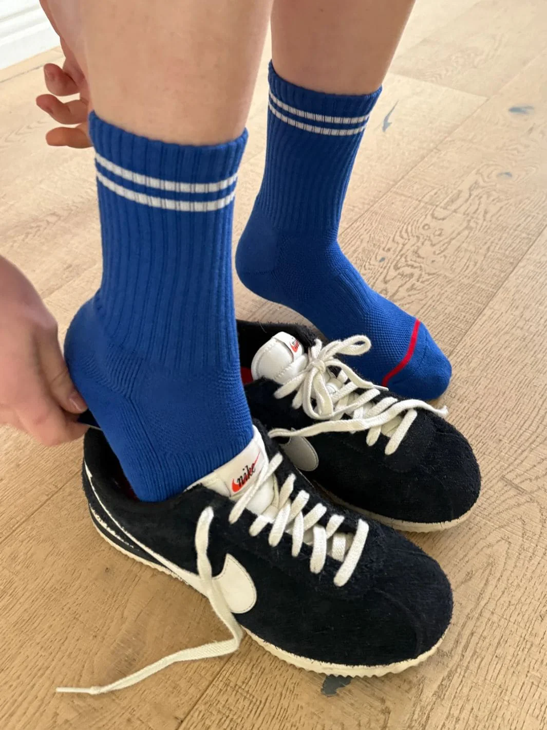 Boyfriend Socks - Cobalt - Image 3