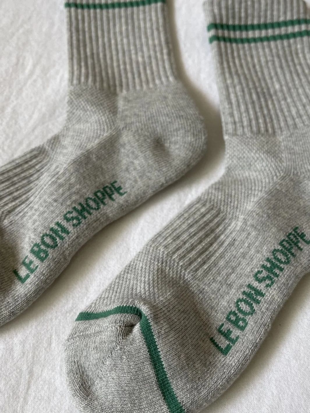 Boyfriend Socks - LT Grey - Image 3