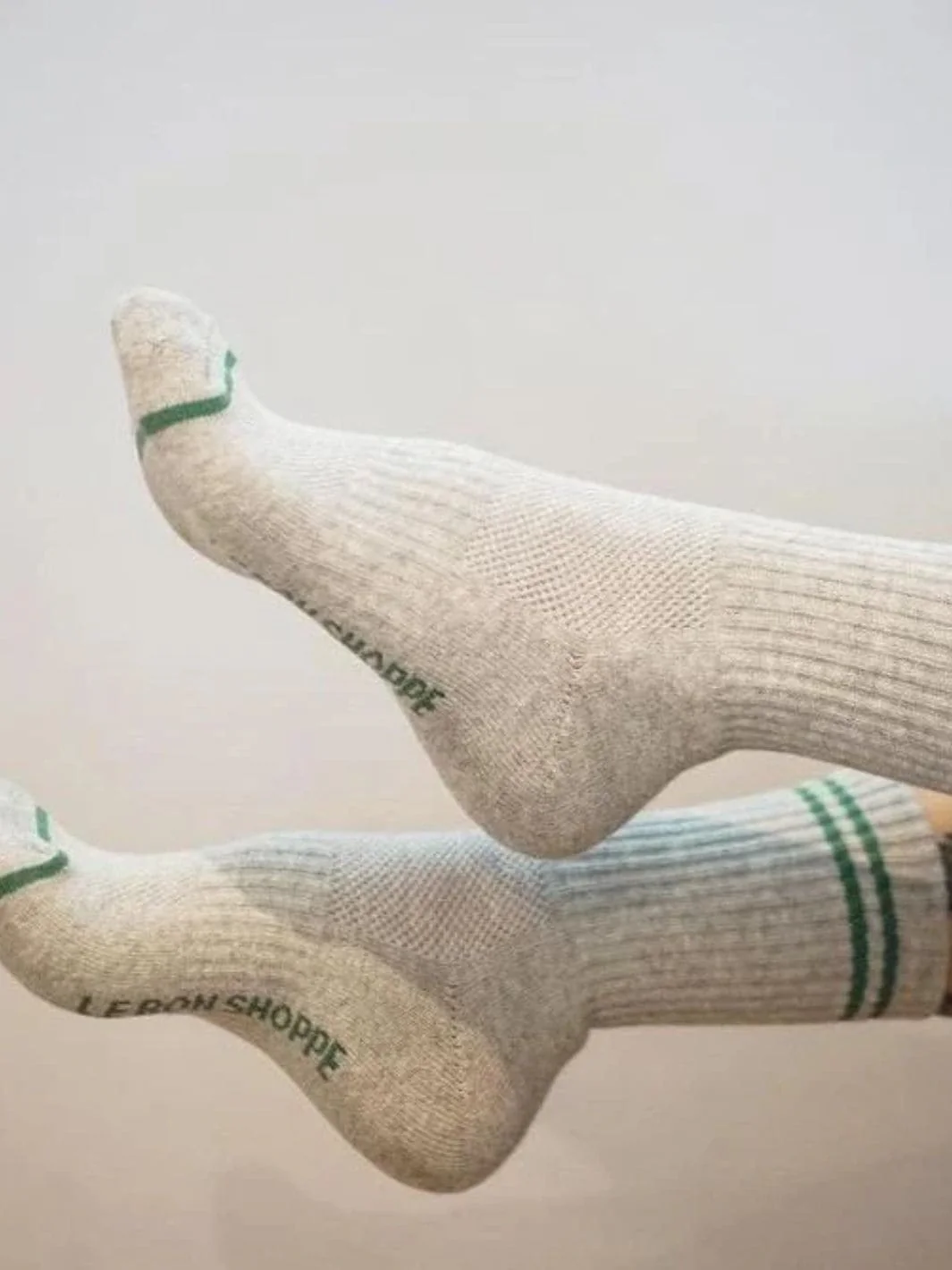 Boyfriend Socks - LT Grey - Image 4