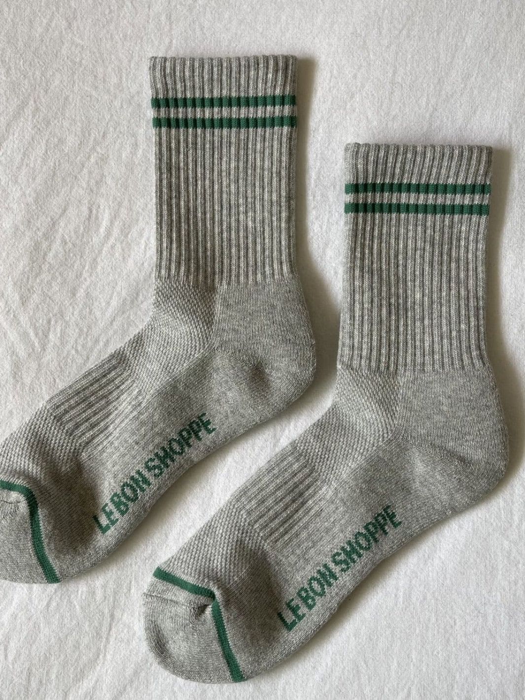 Boyfriend Socks - LT Grey - Image 5
