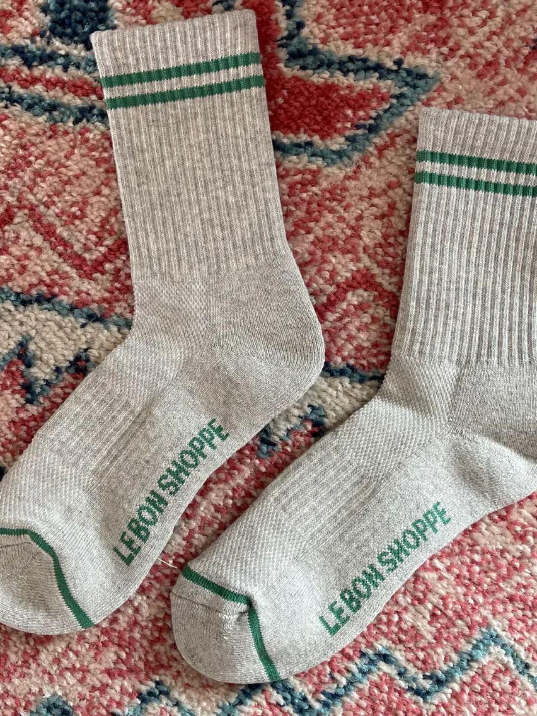 Boyfriend Socks - LT Grey - Image 6