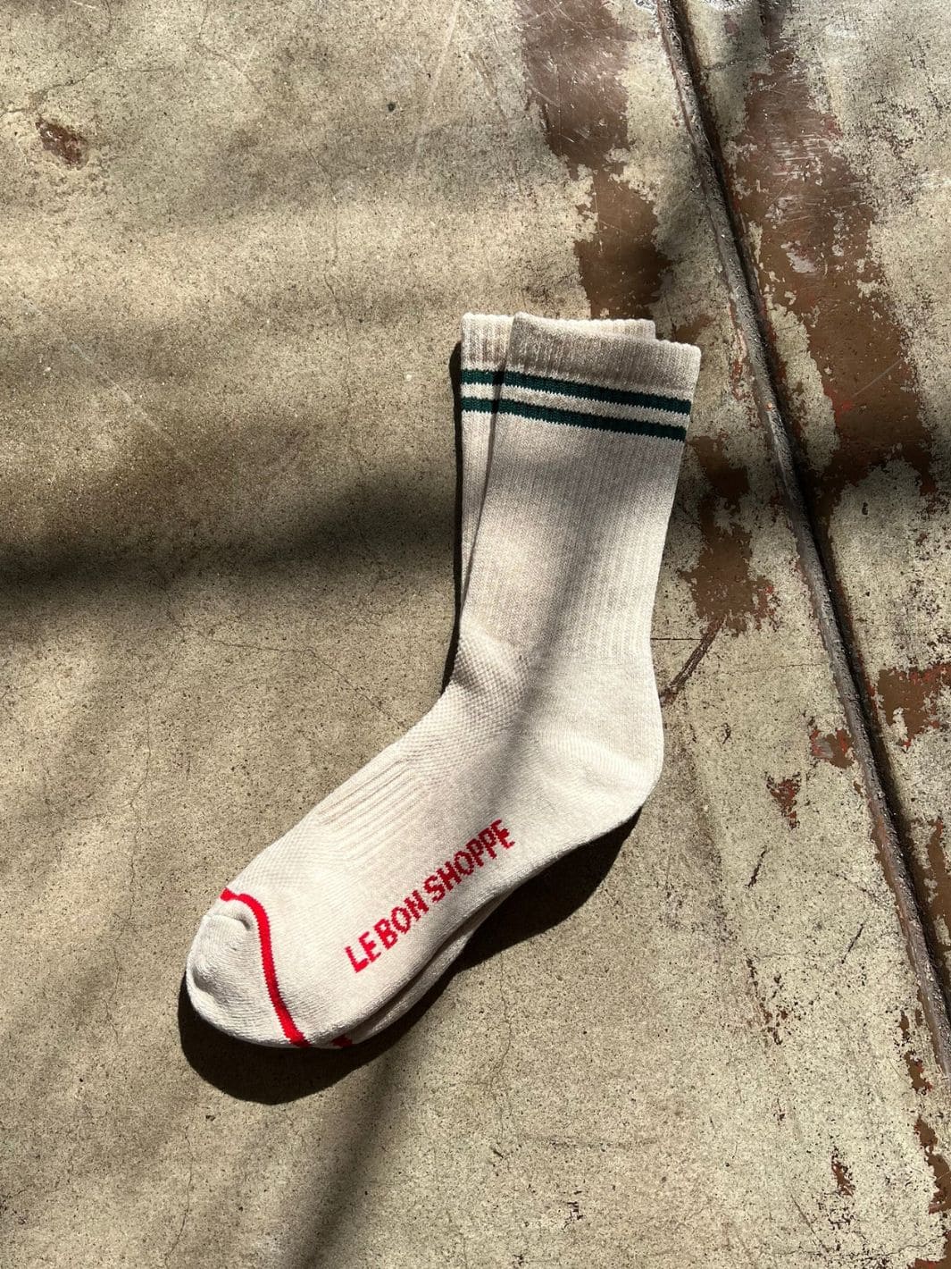 Boyfriend Socks - Oatmeal - Image 2