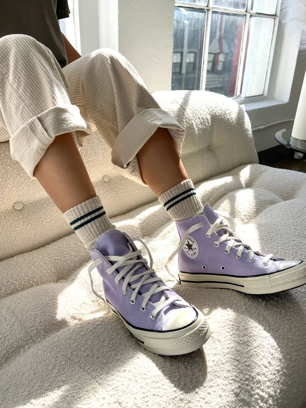 Boyfriend Socks - Oatmeal - Image 3