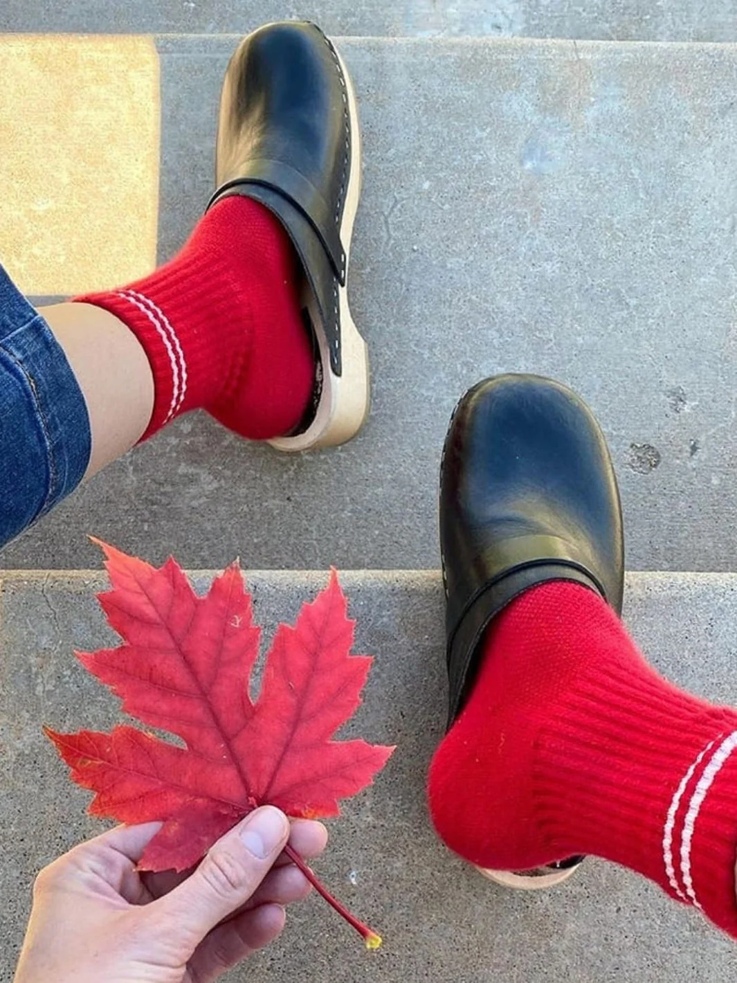 Boyfriend Socks - Red - Image 4