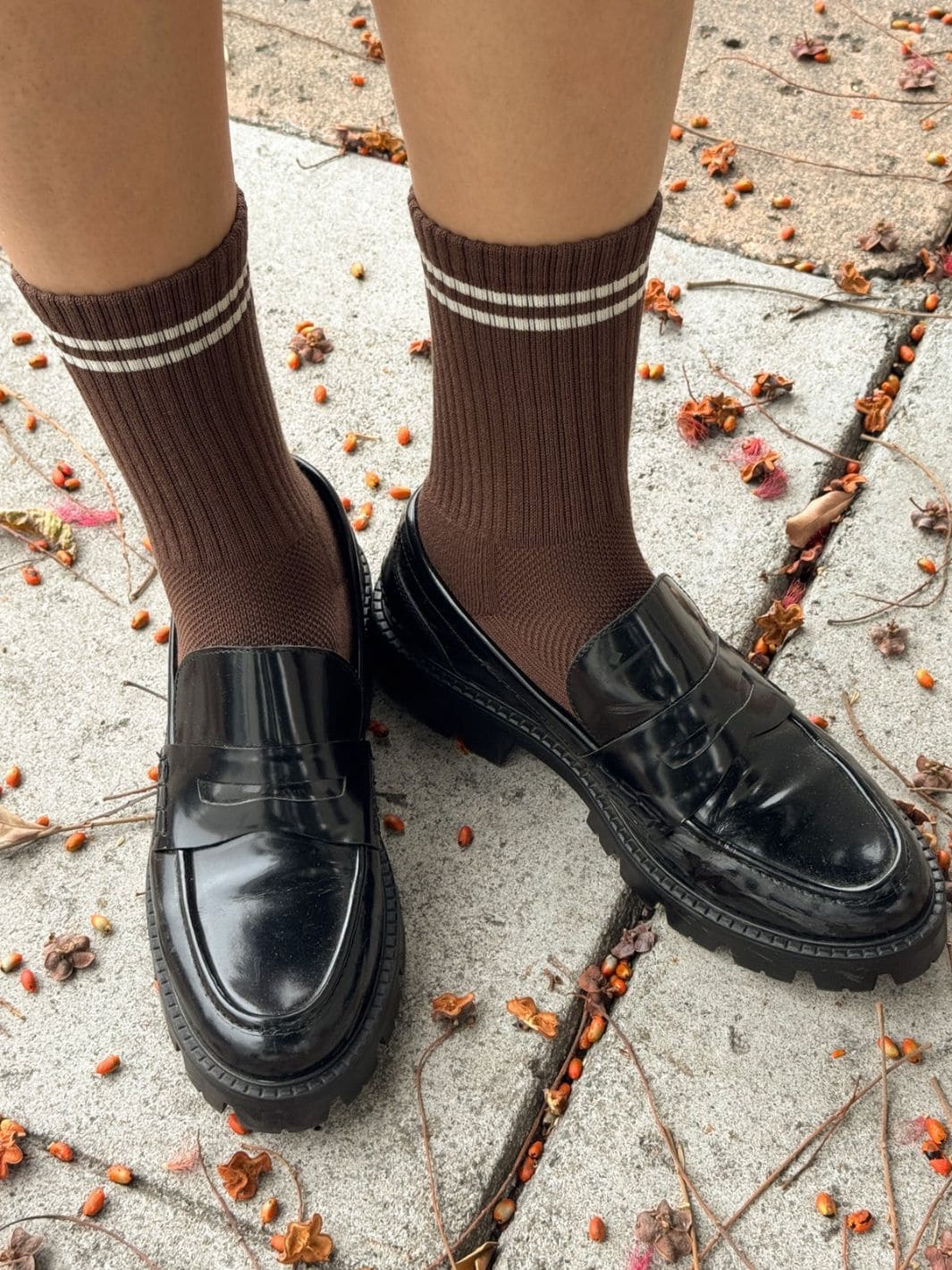 Boyfriend Socks - Wood - Image 2