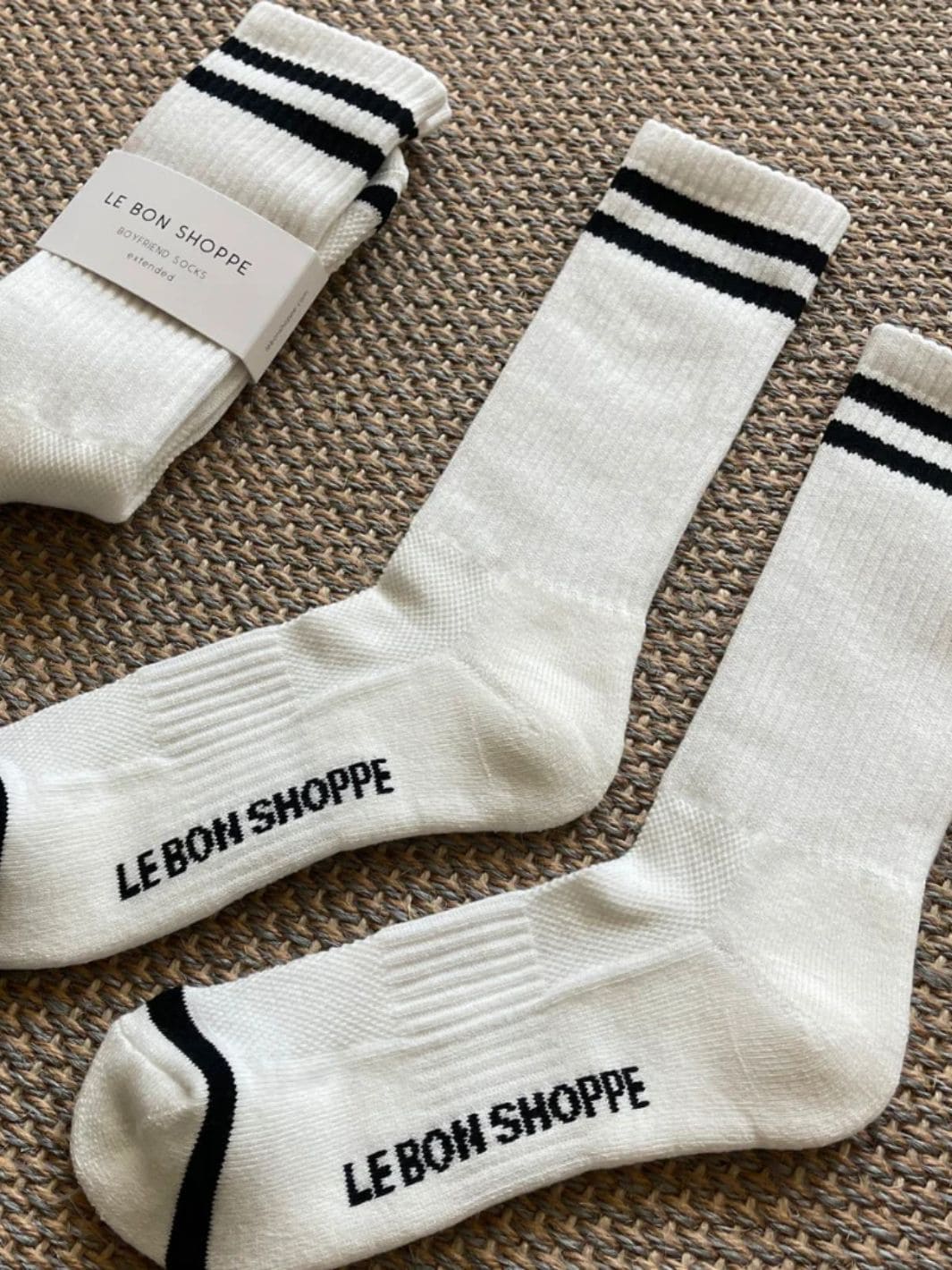 Boyfriend Socks - Classic White - Image 3