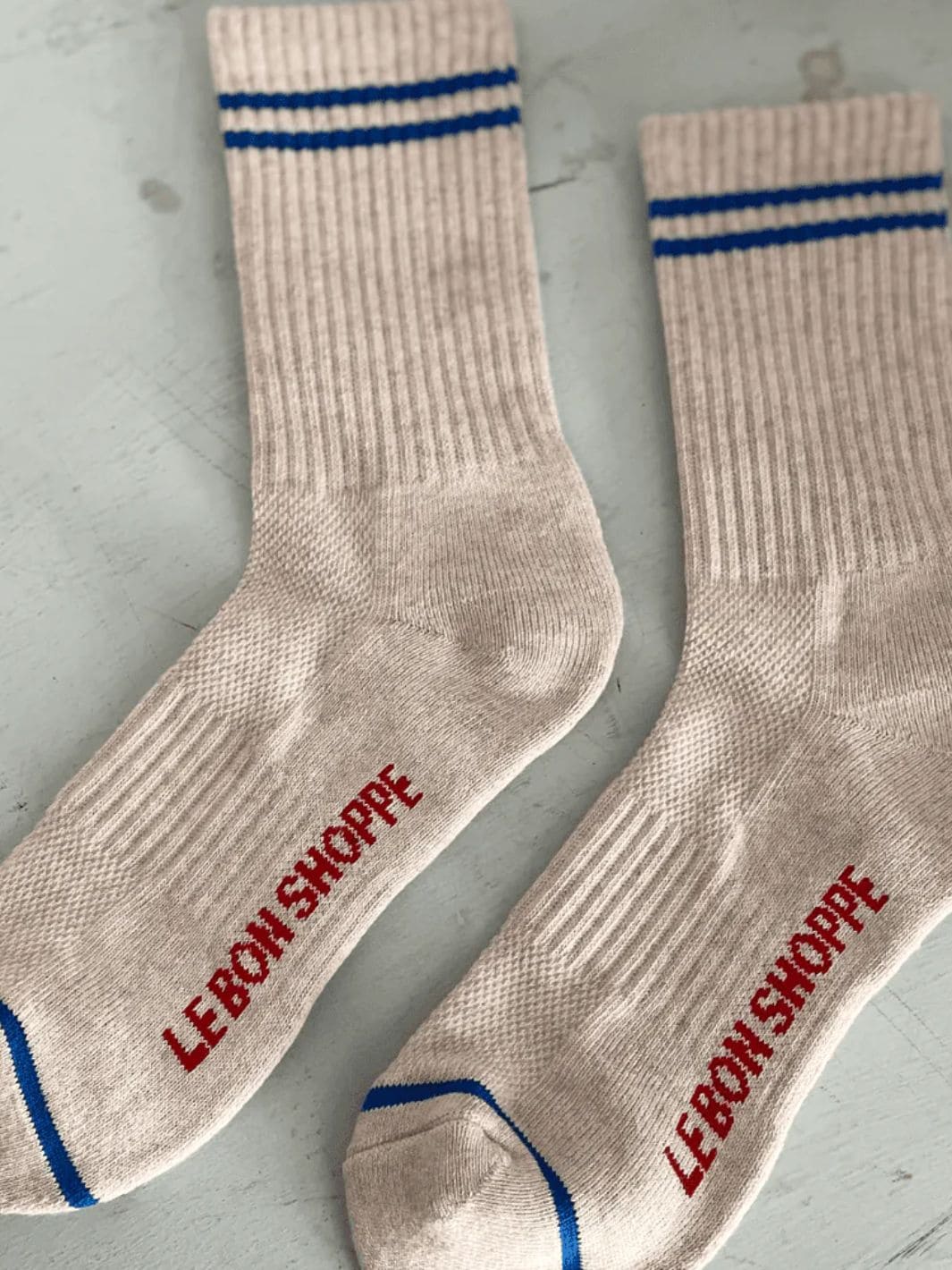 Boyfriend Socks - Ice - Image 5