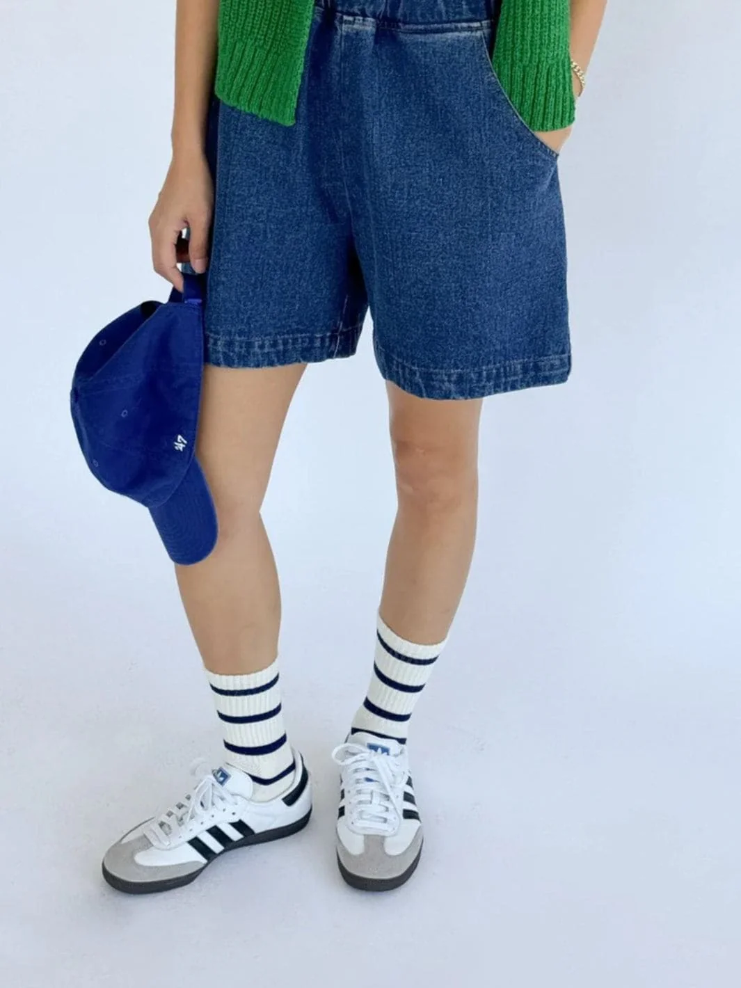 City Shorts - Blue Denim - Image 2