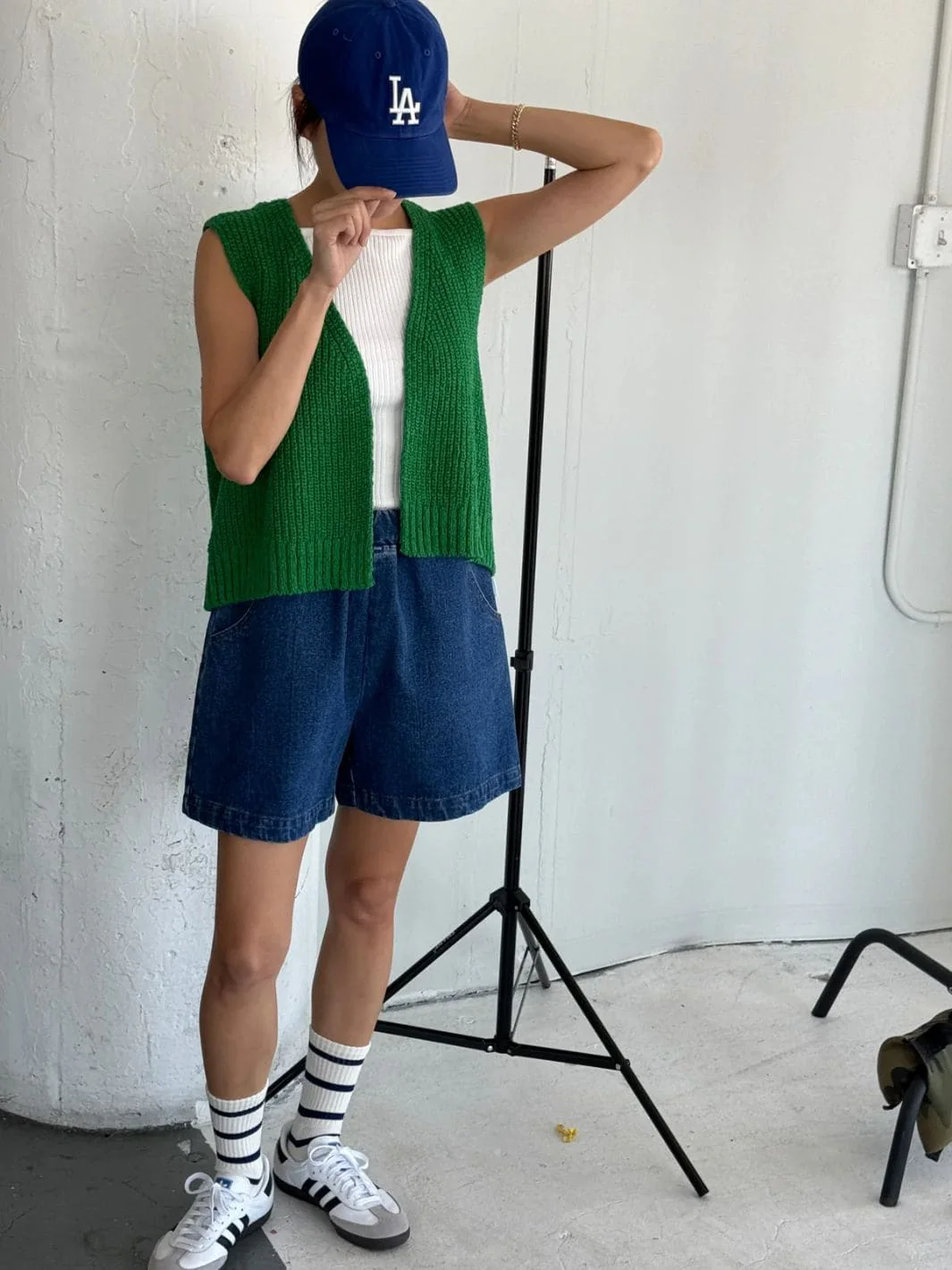 City Shorts - Blue Denim - Image 3