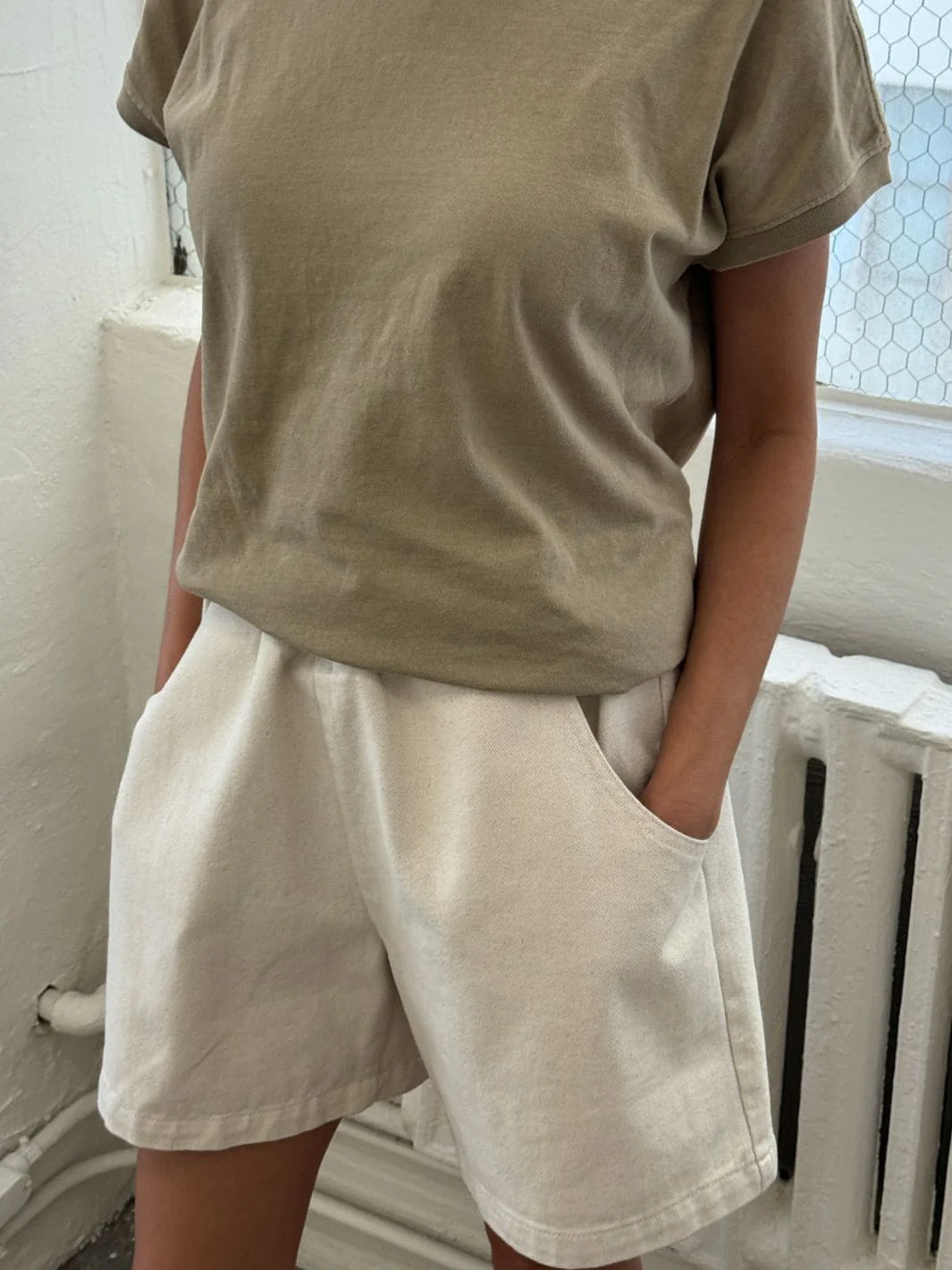 City Shorts - Naturel - Image 5
