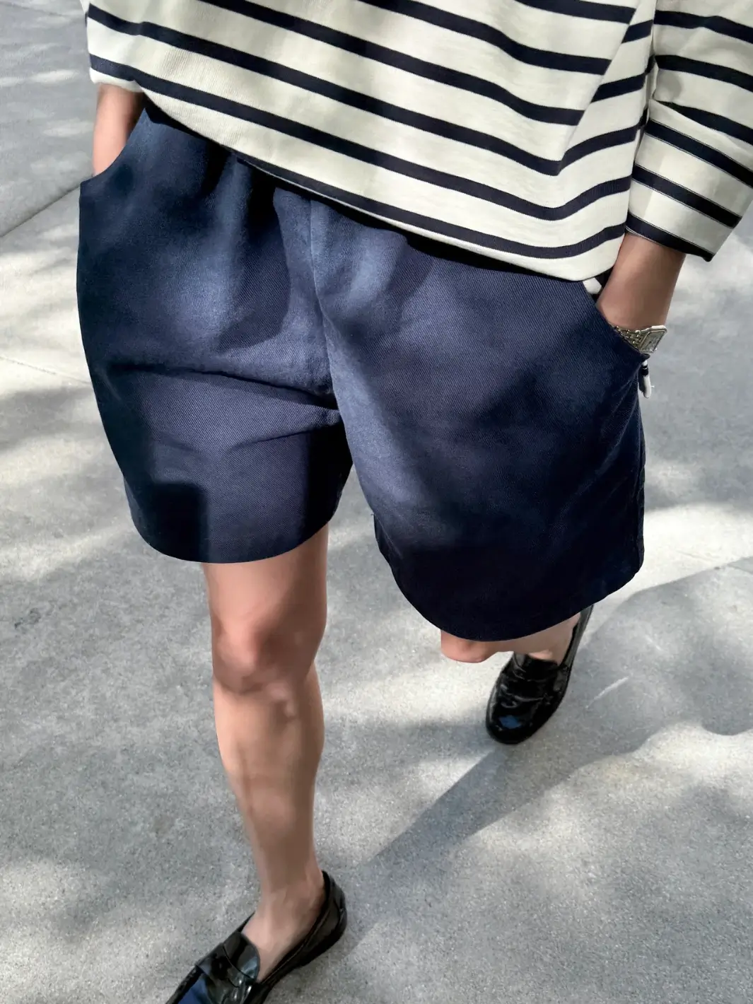 City Shorts - Navy - Image 2