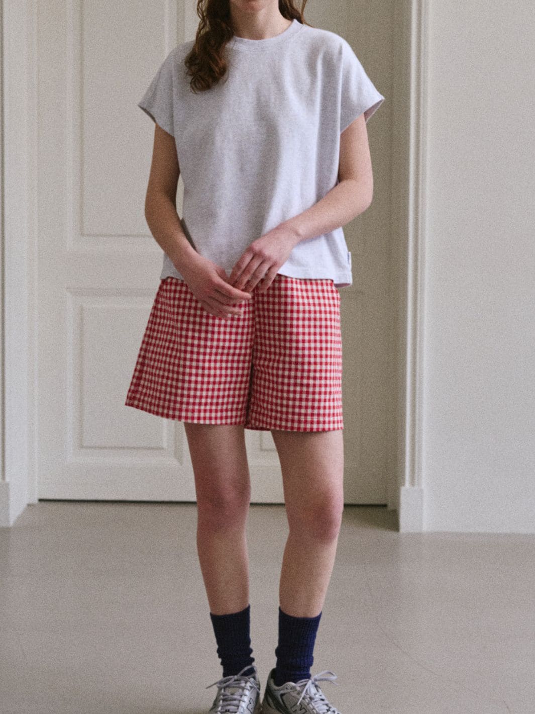 City Shorts - Red Gingham - Image 3