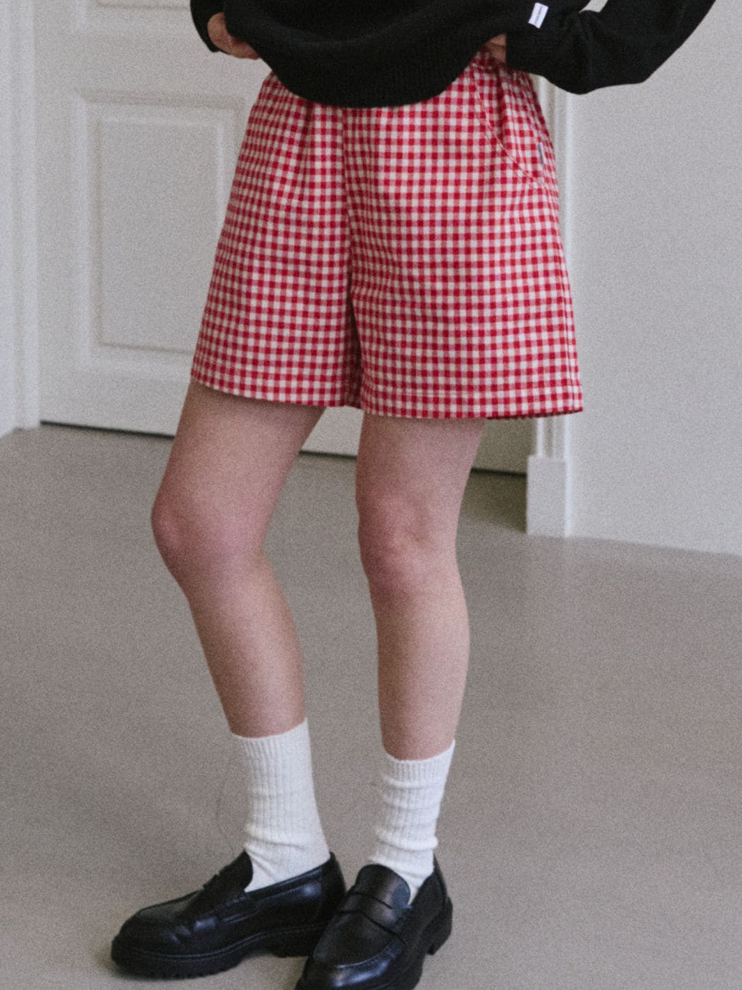 City Shorts - Red Gingham - Image 4