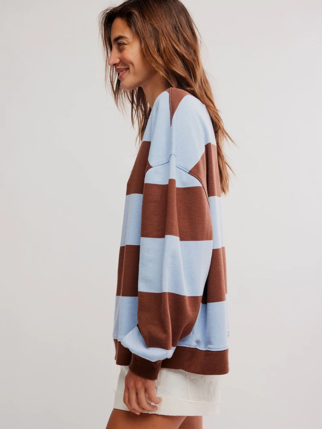Classic Stripe Crew Wide - Periwinkle Combo - Image 3