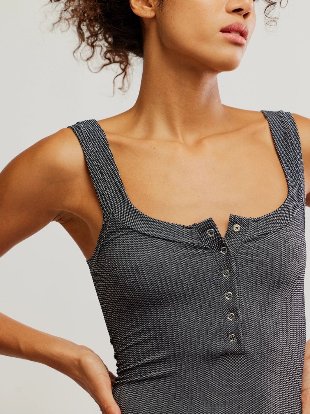 Clean Slate Henley - Black - Image 4