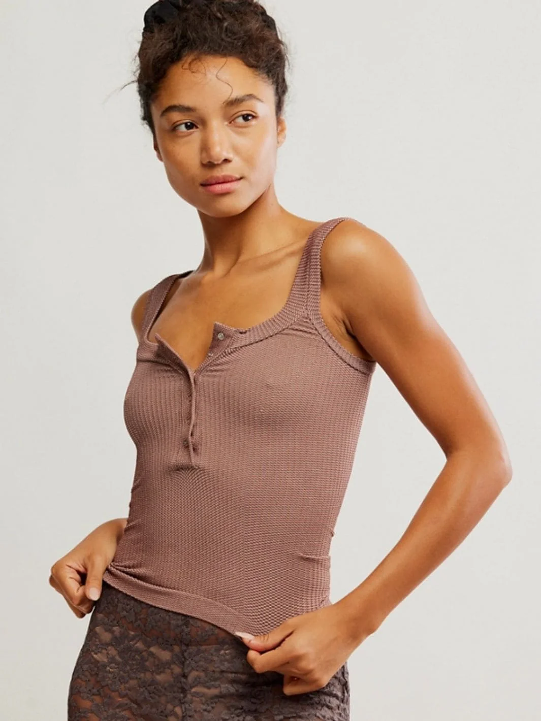 Clean Slate Henley - Mink - Image 6