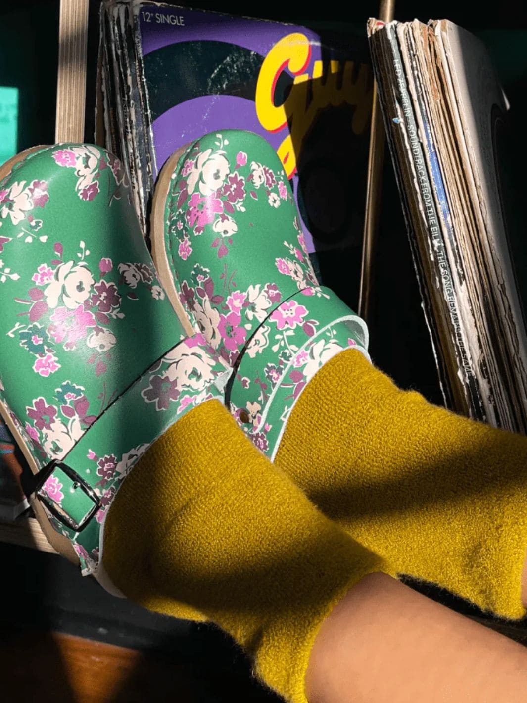 Cloud Socks - Green Olive - Image 5