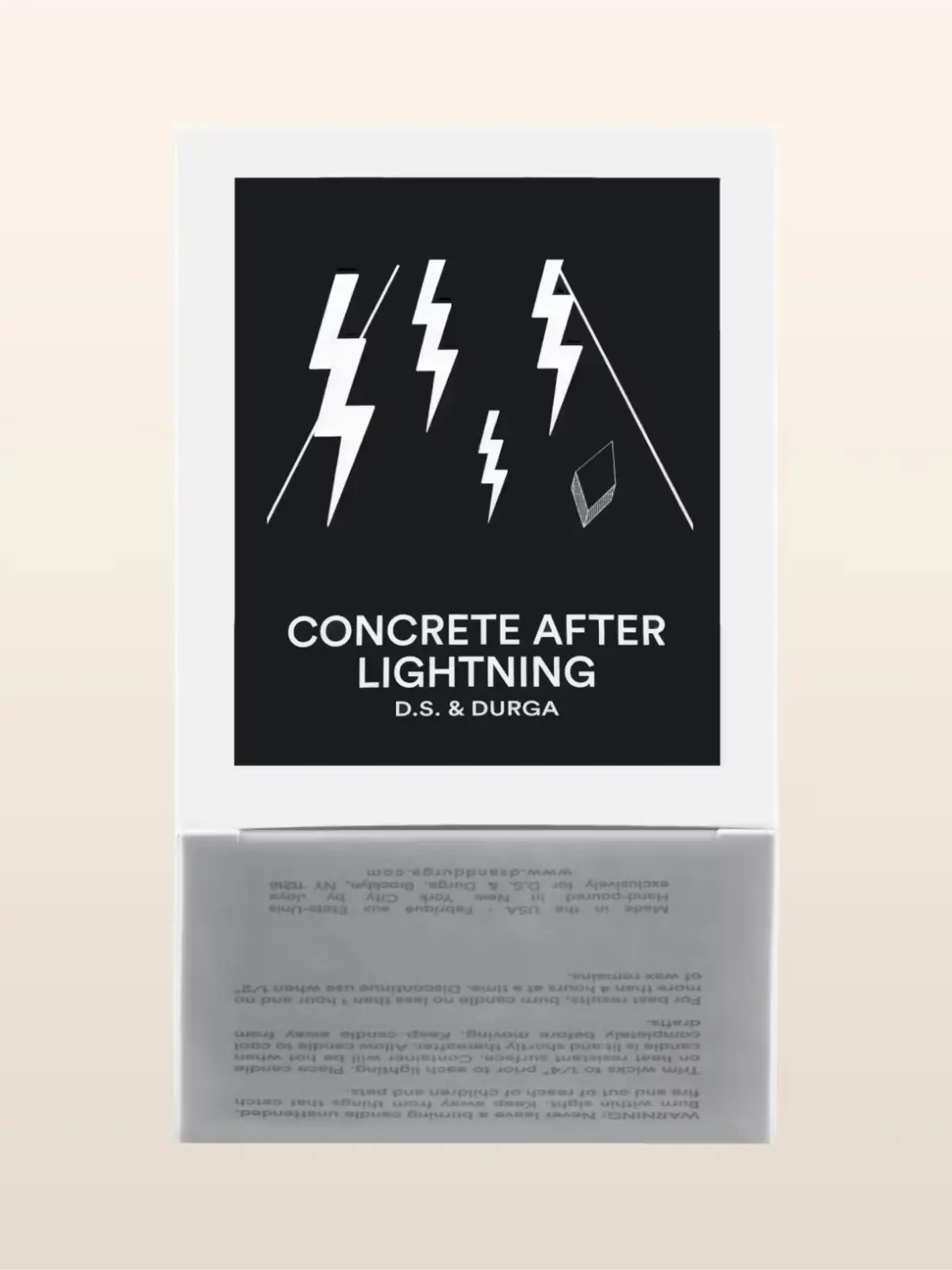 Concrete After Lightning Candle - Image 3
