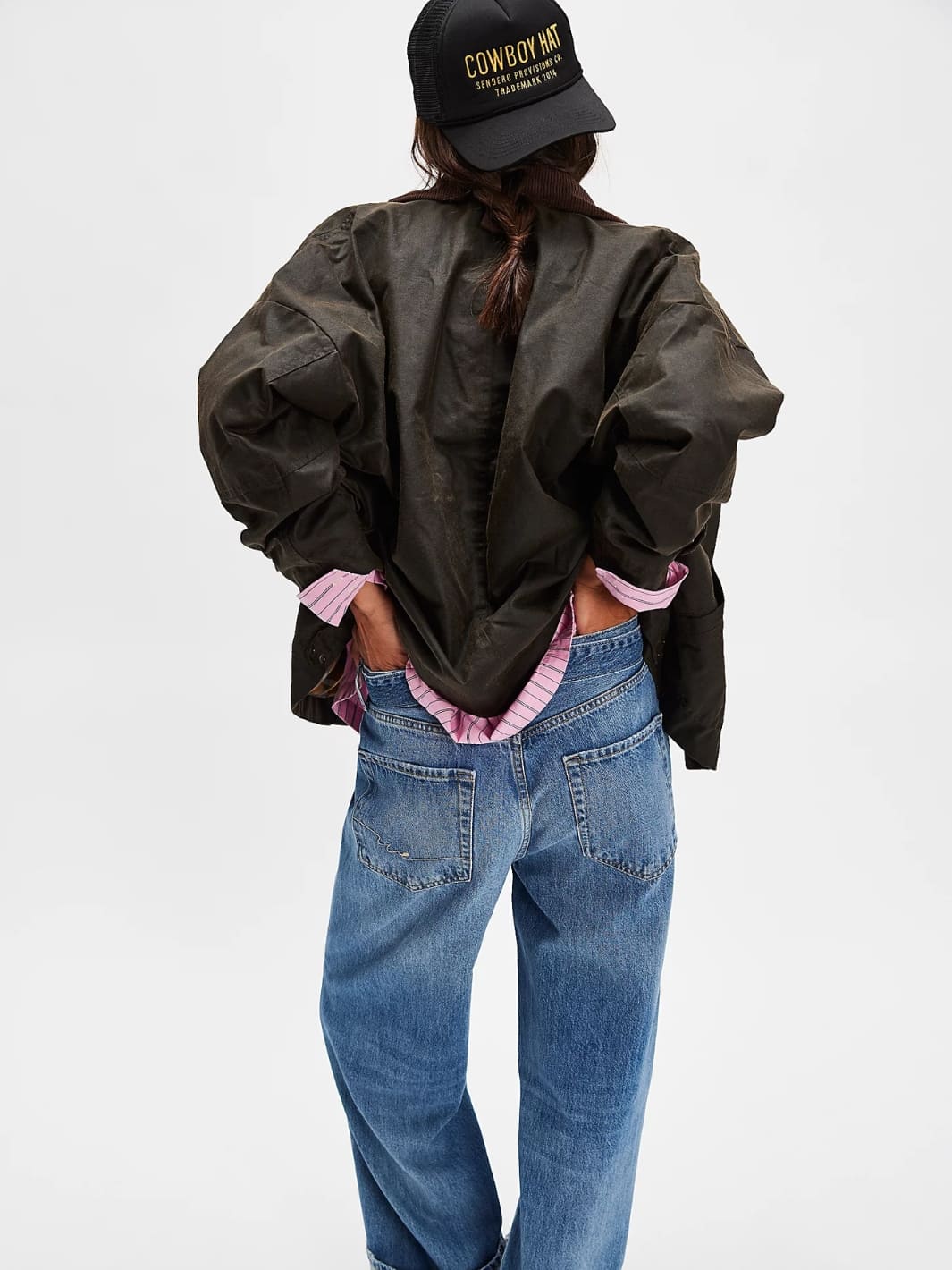 Cori Waxed Jacket - Olive - Image 3