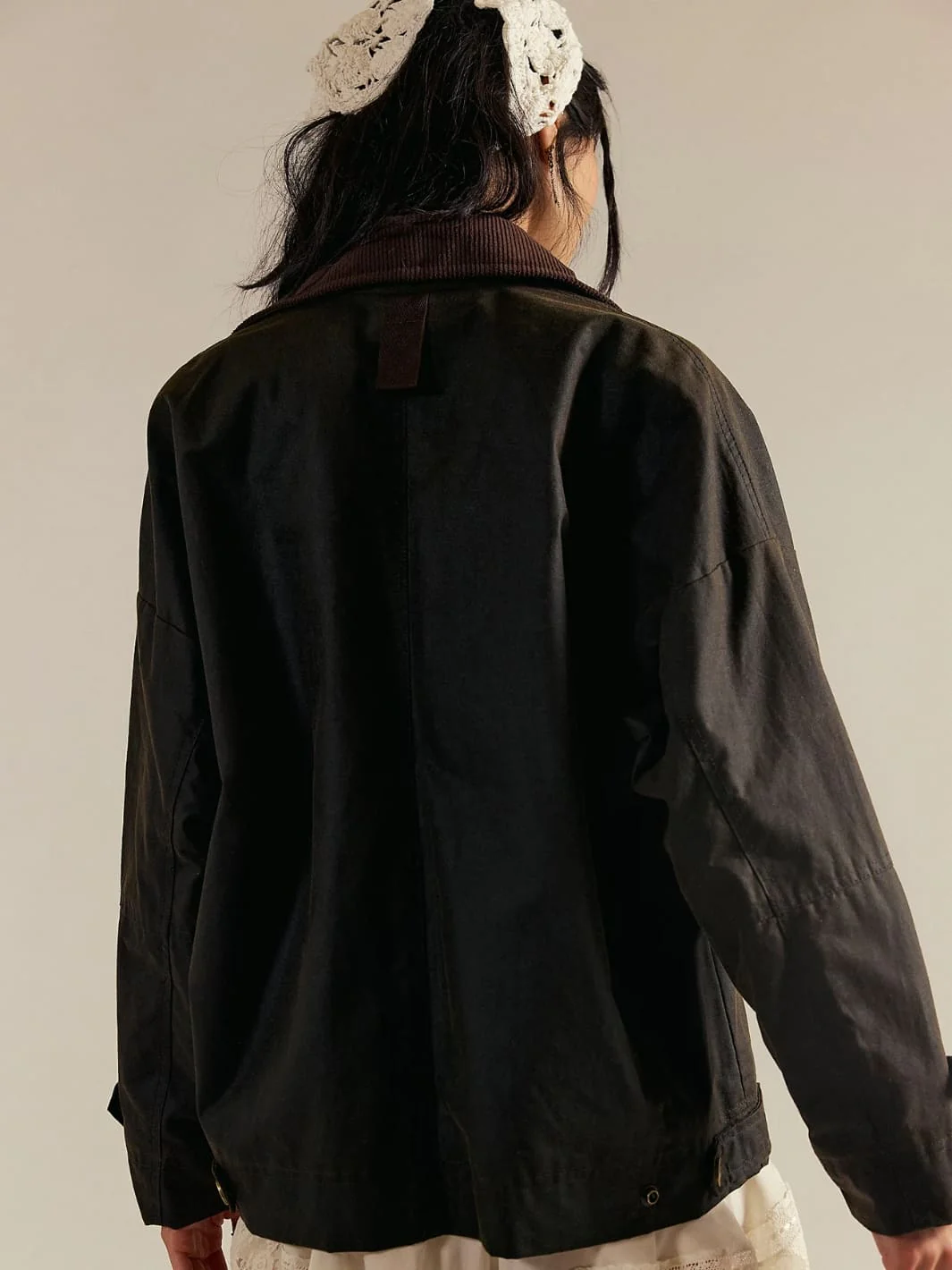 Cori Waxed Jacket - Olive - Image 8