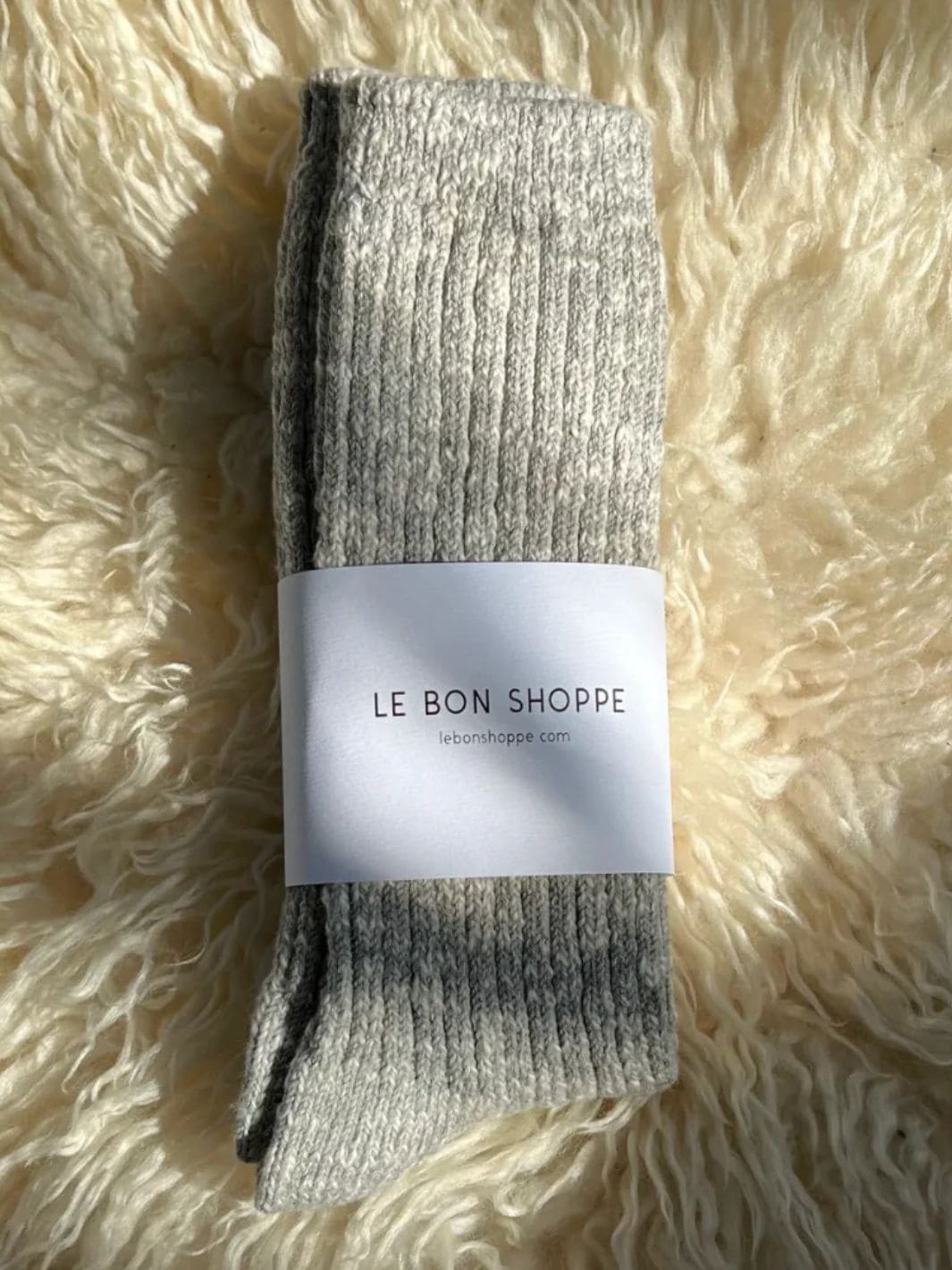 Cottage Socks - Heather Grey - Image 3