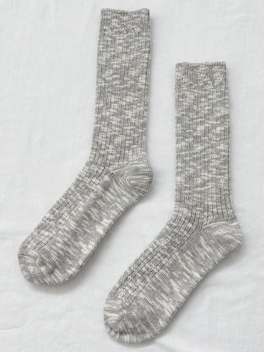 Cottage Socks - Heather Grey - Image 4