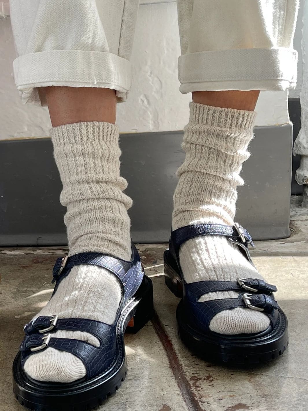 Cottage Socks - Oatmeal - Image 2