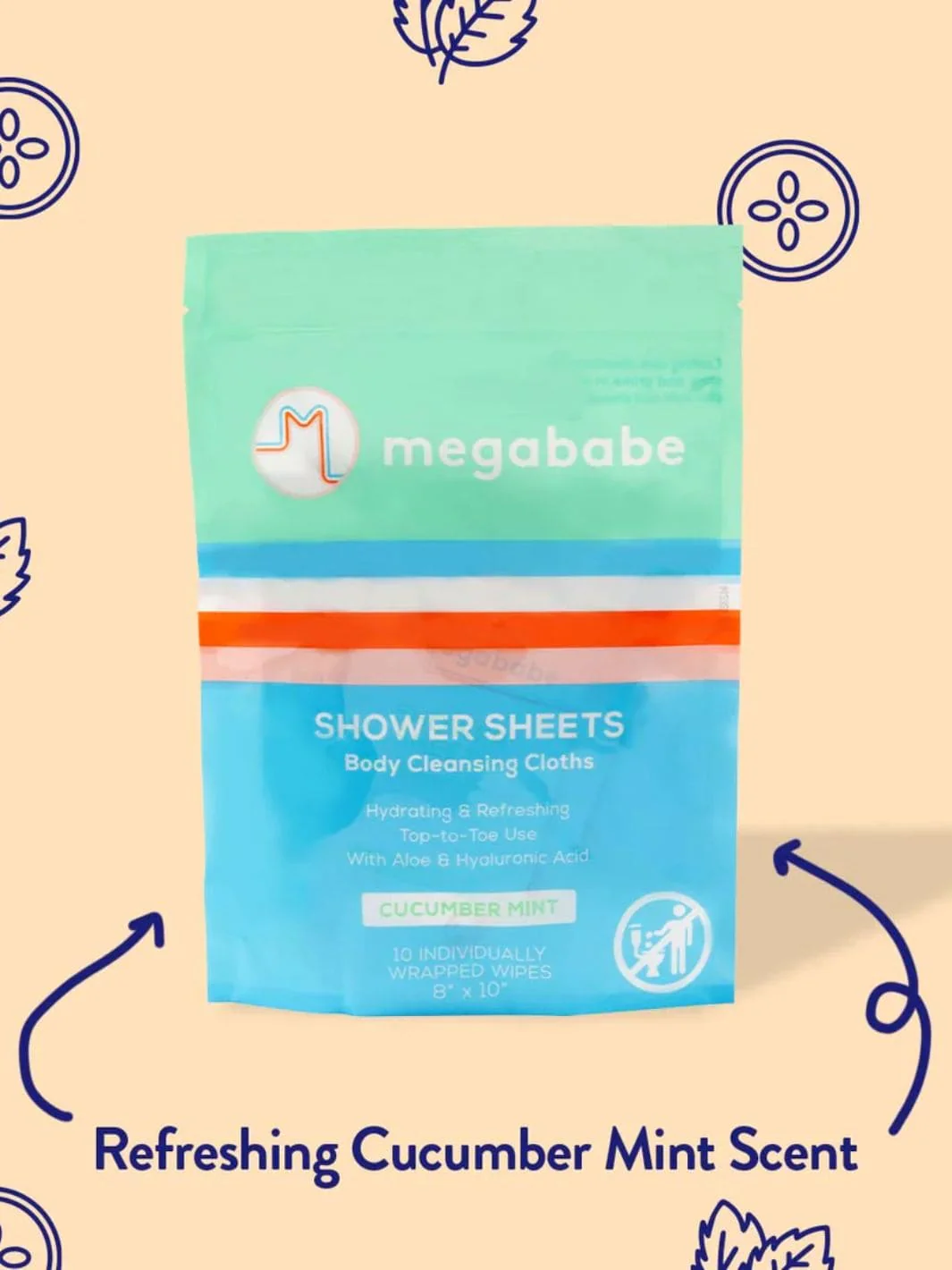 Cucumber Mint Shower Sheets - Image 5